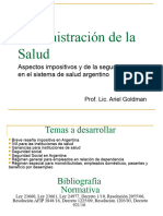 Aspectos Impositivos y de La Seguridad Social en El Sistema de Salud Argentino