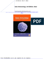 Test Bank For Basic Immunology 3rd Edition Abul K Abbas Full Download
