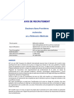 2023.06 AvisRecrutement - RefMed - DSF