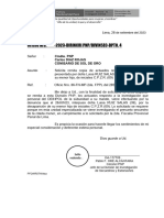 Eo PNP Documentación Policial Ii Modelo de Oficio