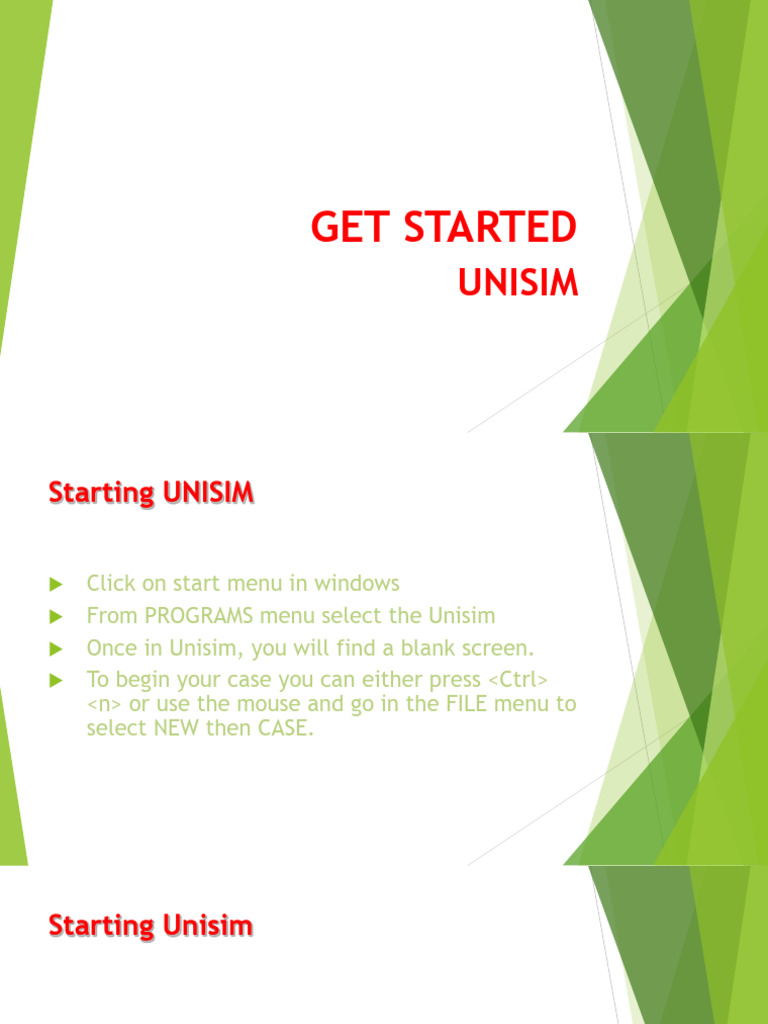 Unisim Week 2 | PDF