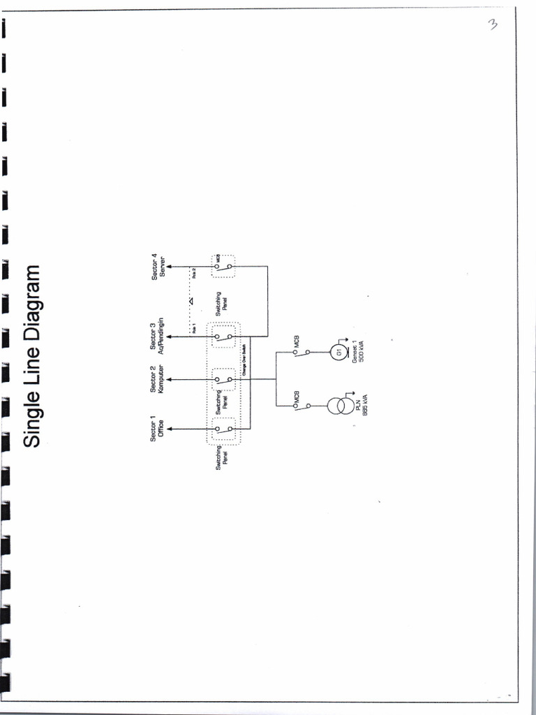 3. Single Line Diagram | PDF