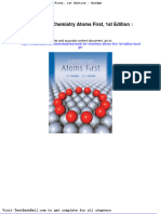Test Bank For Chemistry Atoms First 1st Edition Burdge Full Download