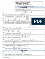 Worksheet 10 Differentiation 4