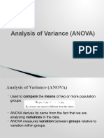 Anova Analysis