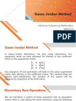 Gauss Jordan