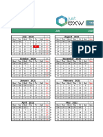 Plantilla Excel Calendario Perpetuo Programable