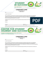 Commitment Form