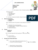 Lipid Lowering Drugs