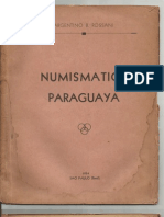 Numismatica Paraguaya - Argentino B. Rossani - 1934 - PortalGuarani - Paraguay
