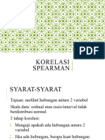 Aplikasi SPSS Korelasi Spearman