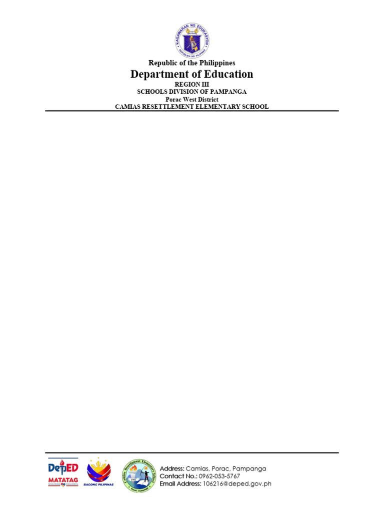 Official Document Template PDF