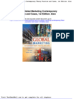 Test Bank For Global Marketing Contemporary Theory Practice and Cases 1st Edition Alon Full Download
