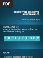 Accounting Concepts and Principles