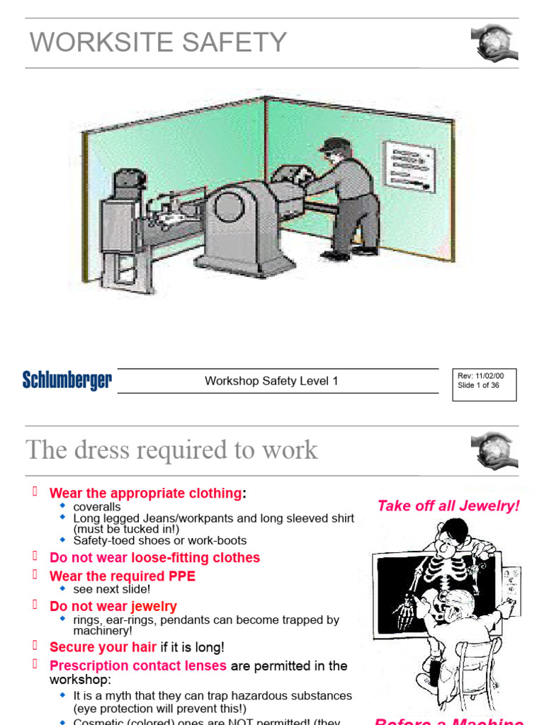 Workshop Safety Guidelines Overview | PDF | Personal Protective ...