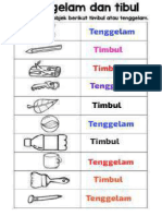 Arrian Ashraf Latihan Sains (Tenggelam Timbul)