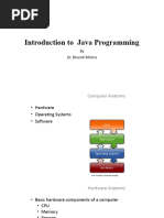 Lecture 01 - Introduction To Java Programming