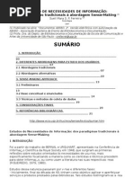 Estudo de Necessidades de InformaÇÃo