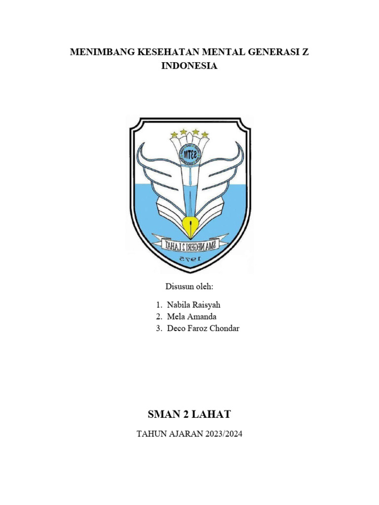 Gen Z menghadiri acara seminar tentang kesehatan mental