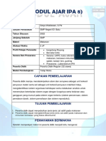 (Modul Ajar Ipa 8) : Capaian Pembelajaran