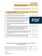 Chestionar de Evaluare de Către Studenți A Prestației Cadrelor Didactice Și A Disciplinei Predate Aprilie 2021 - Master