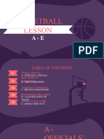 Basketball Lesson