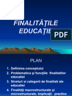 Tema 3 Finalitatile Educatiei