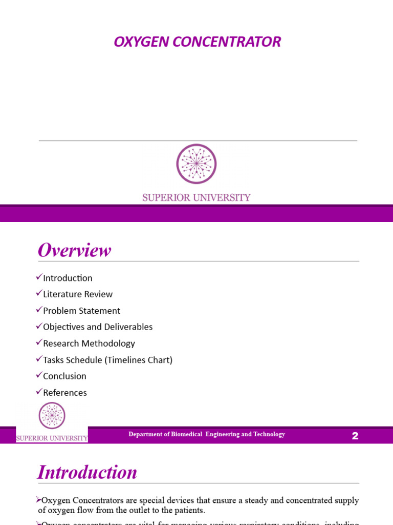 Oxygen Concentrator Overview and Design | PDF | Oxygen | Physical Sciences