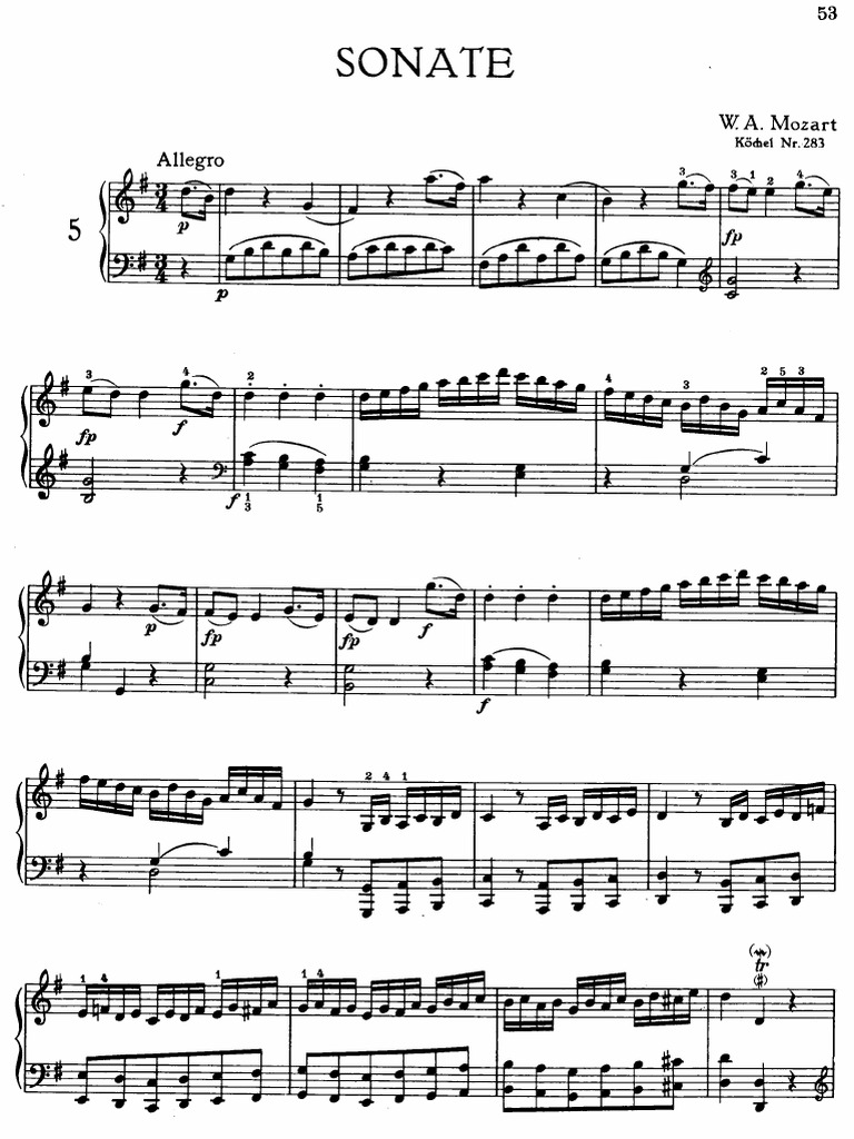 Mozart+ +Piano+Sonata+No.5,+K.283 PDF