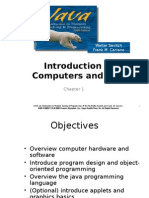 Introduction To Computers and Java: Walter Savitch Frank M. Carrano