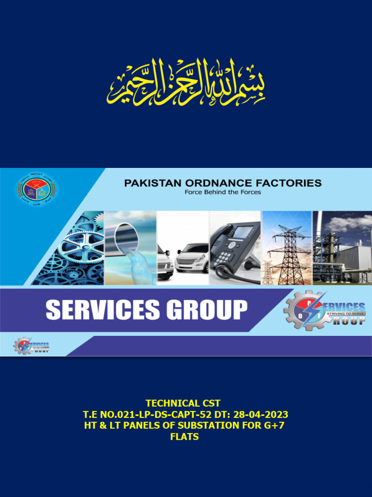 New technical presentation pdf electrical substation voltage