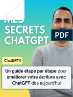 Secrets ChatGPT - Guide Pour Améliorer Votre Écriture Avec ChatGPT