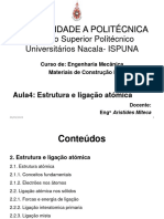 Aula 4 - Materiais de Construção 1 - 2023 - Apolitecnica - Nacala