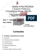 Aula 7 | Materiais de Construção 1 | 2023 | Apolitecnica | Nacala