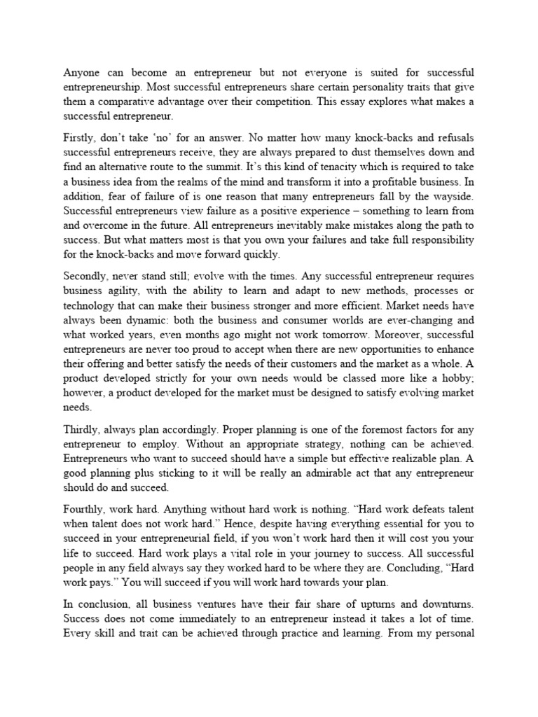 What makes a successful entrepreneur hi u pdf