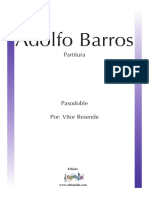 Partitura Adolfo Barros