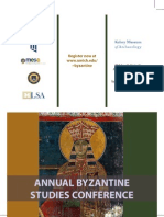 Annual Byzantine Studies Conference: Register Now at WWW - Umich.edu/ Byzantine