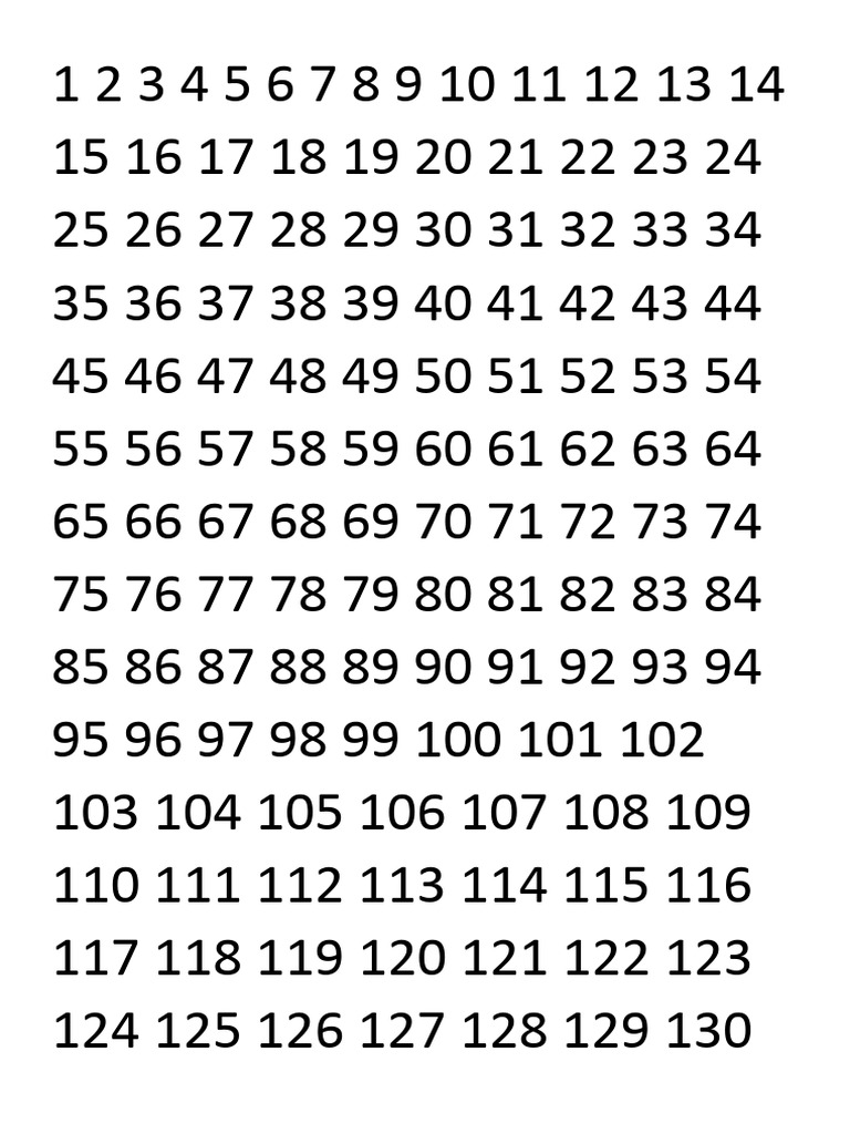 1000 To 3000 Numbers Pdf