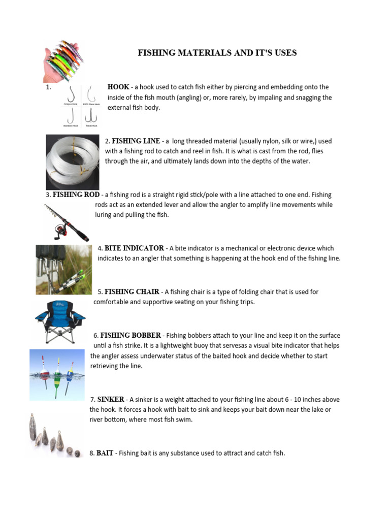 Fishing Materials | PDF | Angling | Fishing Rod