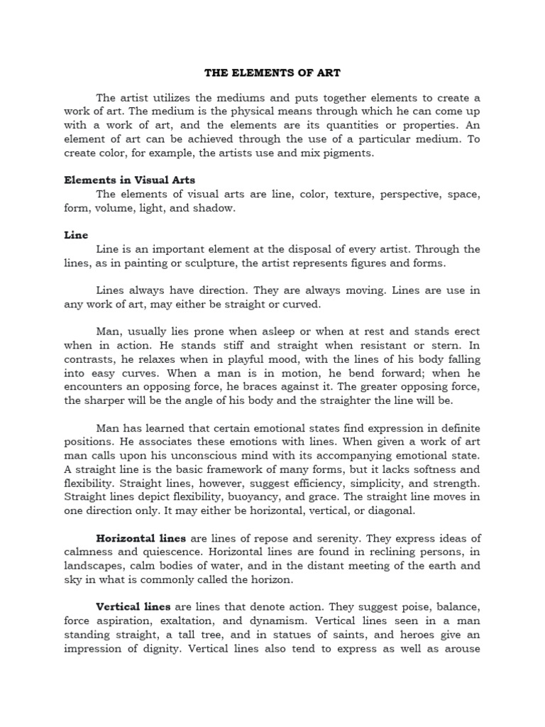 The Elements of Art | Download Free PDF | Color | Translations