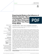 Experimental Study On The Influence of