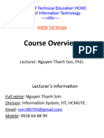 Web - Design - Course Overview - Hk1 - 22-23