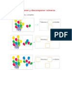 Componer Descomponer Uniades y Decenas