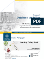 Chapter 3 - Database Modelling