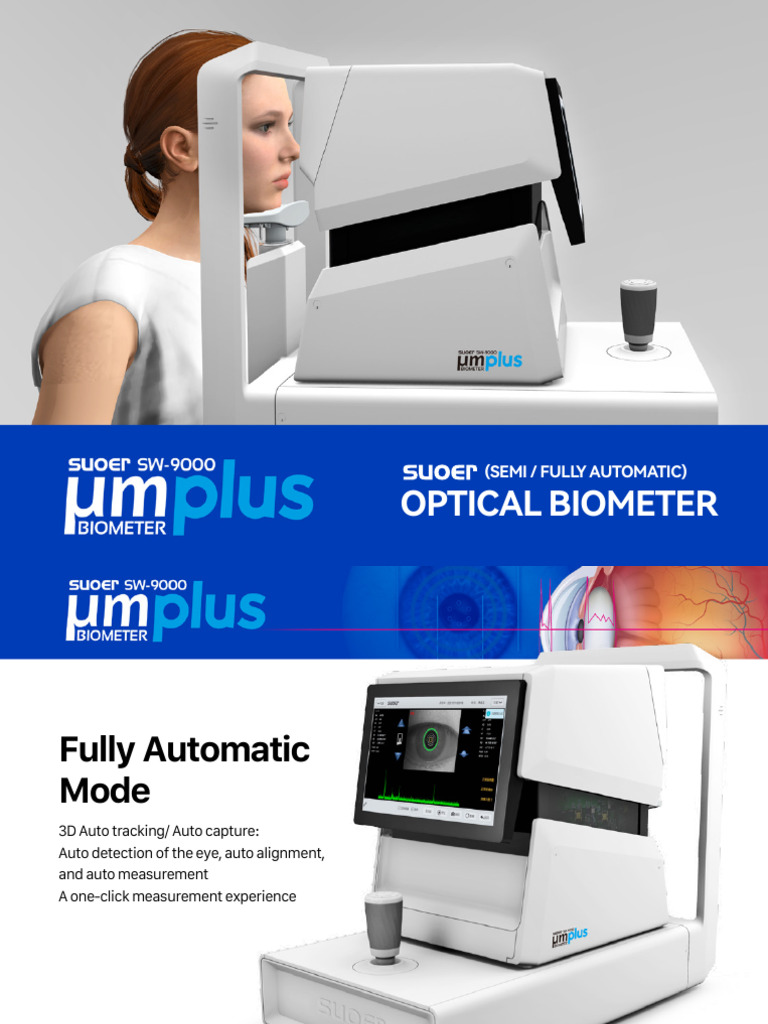 SW-9000 Plus Optical Biometer Overview | PDF
