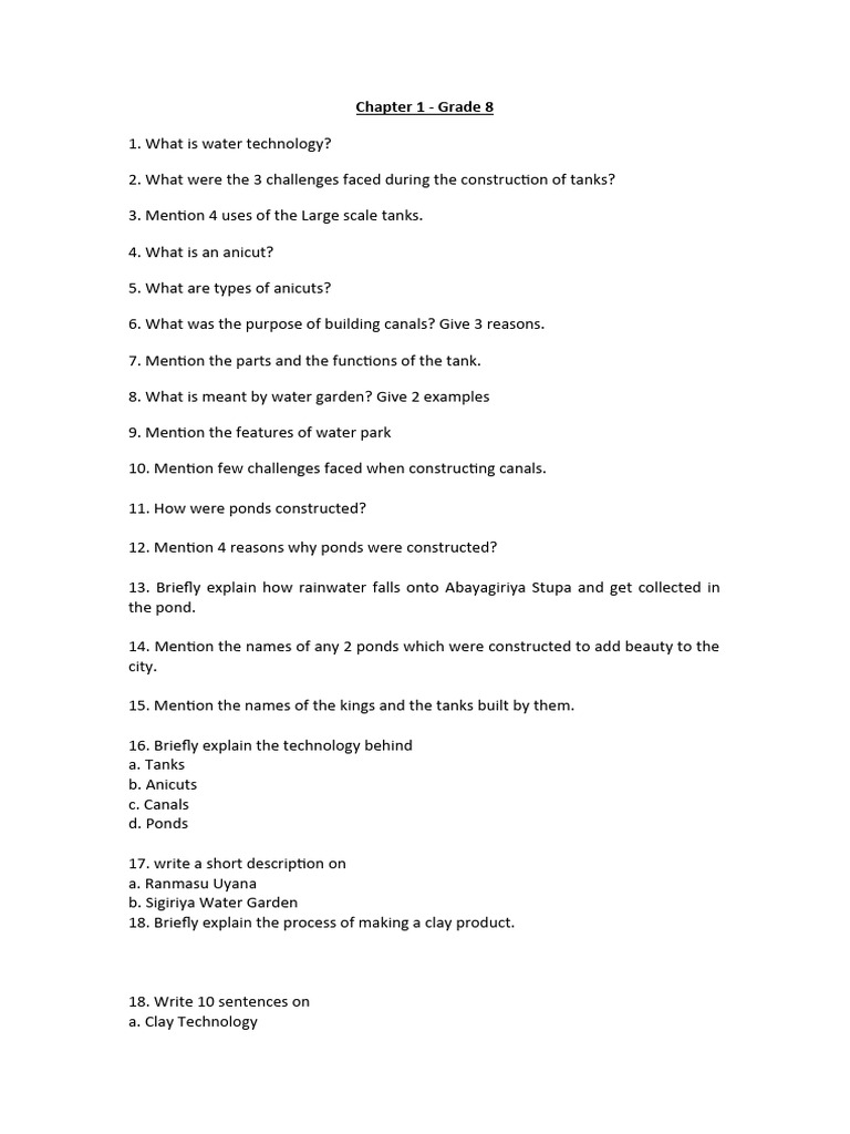 Grade 8 chapter 1 pdf