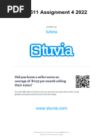 Stuvia 1627297 Cos1511 Assignment 4 2022