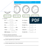 D4 A2 FICHA MAT. Resolvemos Problemas Con Unidades de Tiempo