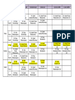 New Time Table September 2023