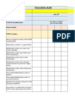 Prescription Audit Compilation Sheet - DR - arviND